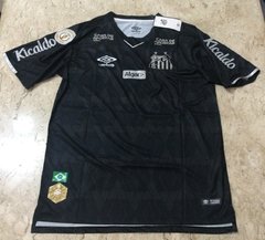 Camisa Umbro Santos III 2019 Completa com Patrocínios e Patch Brasileirão Soteldo