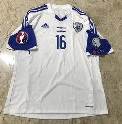 Camisa Rara Adidas Seleção de Israel 2017 Branca Usada em Jogo