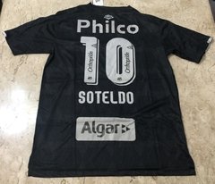 Camisa Umbro Santos III 2019 Completa com Patrocínios e Patch Brasileirão Soteldo na internet