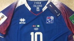 Camisa Erreà Islândia Patch Jogo contra Nigéria Copa Do Mundo 2018 - comprar online