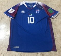 Camisa Erreà Islândia Patch Jogo contra Nigéria Copa Do Mundo 2018