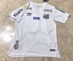 Camisa Umbro Santos I 2019 Completa com Patrocínios e Patch Brasileirão