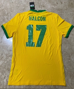 Camisa Seleção Brasil Olimpíadas Modelo Jogador 2020 Malcom na internet