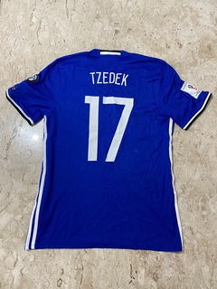 Imagem do Camisa Match Worn Adidas Adizero Seleção Israel 2016 - Usada em Jogo contra a Itália Qualifies Rússia 2018