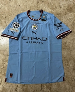 Camisa Puma Manchester City Final Champions 2023 - Modelo Jogador