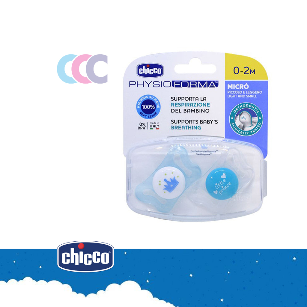 Chicco Chupete Physio Air Rosa Silicona 0-6 Meses x2