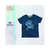 REMERA MANGA CORTA CON ESCRITURA VARON "ELY" ART 9830 - CORRIENTES COMERCIAL