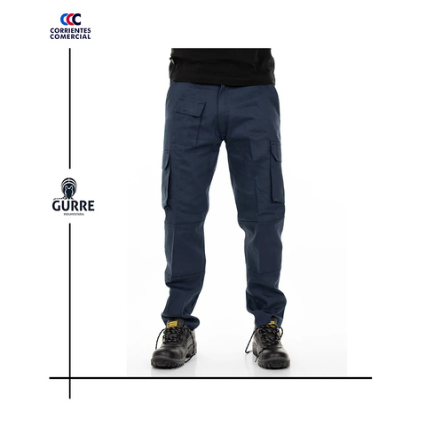 Pantalon cargo elastizado hombre hot sale