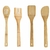 Set x 4 utensilios madera 30 CM (RO4401)