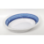 Legumbrera Oval de Melamina Rayada Azul - comprar online