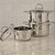 Bateria de cocina Acero Inoxidable 6 piezas (SG-8027)