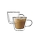 Taza mocca barista doble vidrio con asa x 2 (KR1007)