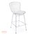 BANQUETA BERTOIA CROMO - comprar online