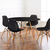 MESA EAMES REDONDA D1.20m TAPA NEGRA - comprar online