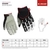 Guantes Mx Ls2 Bump Negros Blanco Cross Enduro - Patronelli MotorStore