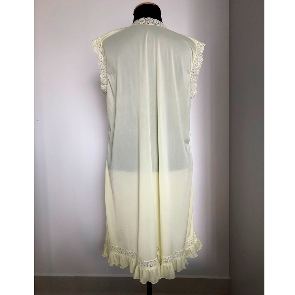 Vintage Style White Cotton Nightgown