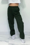 Calça Cargo Sarja Verde