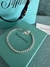 Pulsera Tiffany&Co cuentas alternas en plata, talle M - comprar online