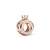 Charm signature corona rose gold