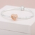 Charm corazón beaded rose gold - comprar online