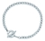 Pulsera Tiffany&Co cuentas alternas en plata, talle M - tienda online