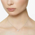 Collar Swarovski plateado regulable - comprar online