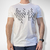 Camiseta masculina Armani Jeans Psicotik WHT