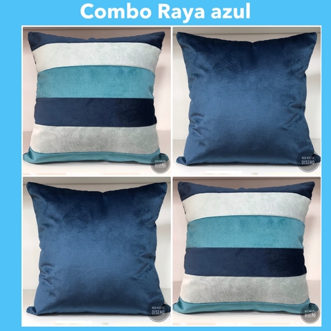 Combo Rayas Azul