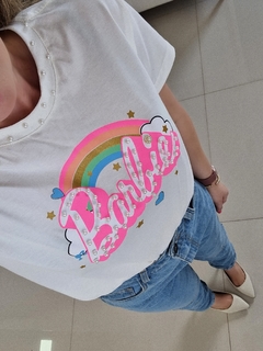 T-shirt Barbie Arco-íris