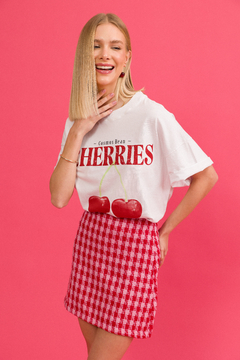 T-shirt over Cherries - comprar online