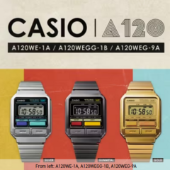 Reloj Casio vintage A120WE-1A - comprar online