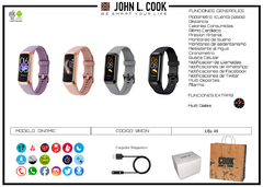 Reloj SmartWatch John L. Cook DINAMIC LILA - comprar online