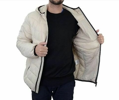 Jaqueta masculina Victory Eagle grossa com capuz fixo - loja online