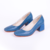 Zapato con Taco Elizabeth Azul - comprar online