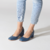 Zapato con Taco Elizabeth Azul - tienda online