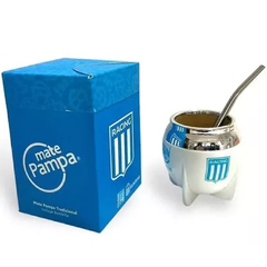 Mate Pampa Racing Club Tradicional + Bombilla