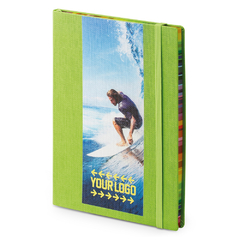 Caderno capa dura em cartão - 100 folhas - comprar online