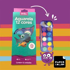 KIT LIVRO 199 DESENHOS PARA COLORIR - MONSTRENGOS + AQUARELA 12 CORES - comprar online