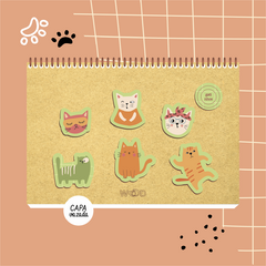 PLANNER SEMANAL MDF PETS - GATINHOS