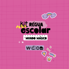 KIT RÉGUA MUNDO MÁGICO - comprar online