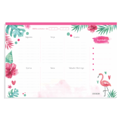 PLANNER SEMANAL FLAMINGO