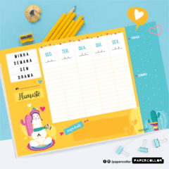 PLANNER SEMANAL LHAMASTÊ - comprar online