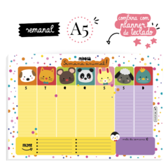 PLANNER SEMANAL A5 o SEMANA ANIMAL