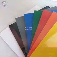 Placa PS Poliestireno Colorida 3mm X 100cm X 65cm (a unidade) - comprar online