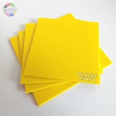 Placa PS Poliestireno Amarelo 1mm X 50cm X 50cm (a unidade) na internet