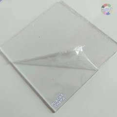 Placa PS Cristal Poliestireno 4mm X 100cm X 50cm (a unidade) - Placaschapa