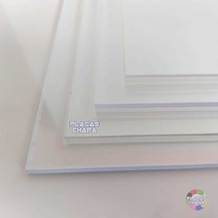 Placa PS Cristal Poliestireno 3mm X 100cm X 200cm (a unidade) - Placaschapa
