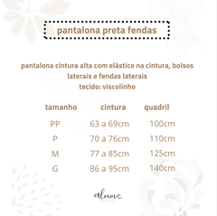 Pantalona Basic Fendas Laterais - comprar online