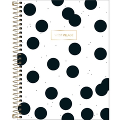 Caderno West Village Bolinhas