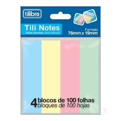 Bloco de Notas Adesivas Candy Colors - 76x19mm - comprar online